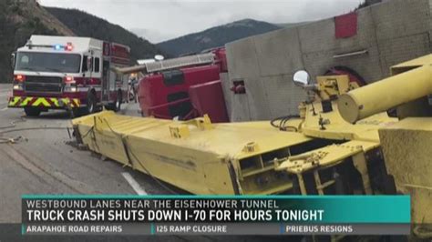 eisenhower tunnel accident today|eisenhower tunnel accident today pictures.